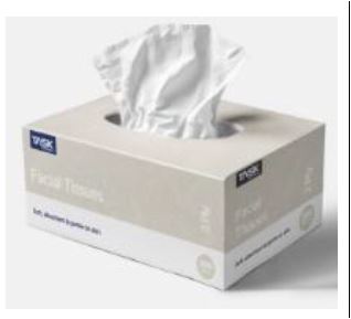 Task Professional Facial Tissues  200 sheets/Box